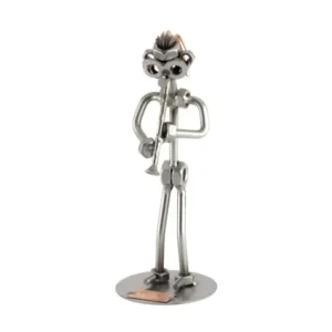 Klarinet speler cadeau beeldje