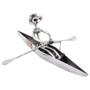 Moerenbeeldje - Roeier - Watersport - 11x30x25 cm