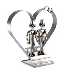 Homo huwelijk cadeau beeldje