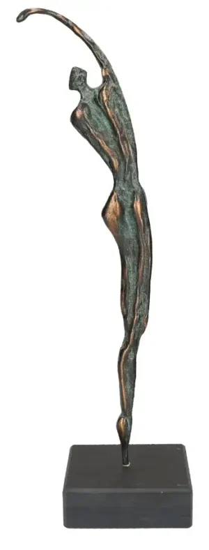 Atleet elegant bronzen beeldje 36 cm