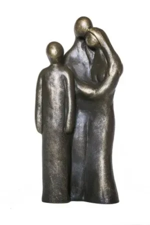 Beeldje Gezin met grote zoon