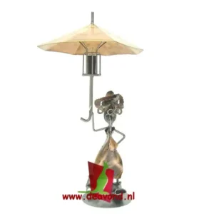 Bureaulamp moerenbeeldje