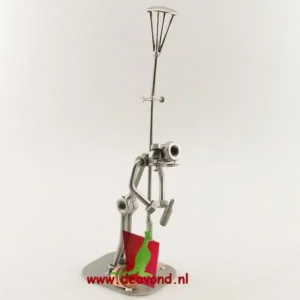 Dronken heer tegen de lantaarn cadeautip