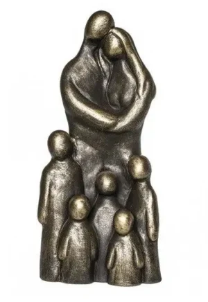 Gezin daltons sculptuur