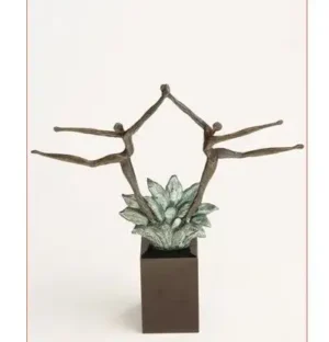 Beeldje Evenwicht met elkaar