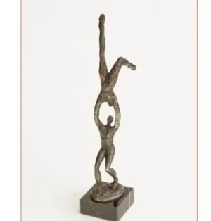 Beeldje brons Balans