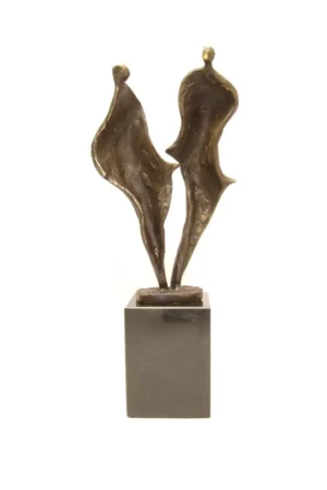 Bronzen beeld Groeien naar de toekomst