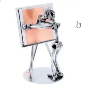 Architect  staand metalen beeldje